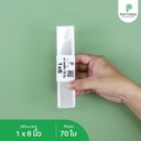 ถุงแก้ว 50 ไมครอน 1x6  นิ้ว (70 ใบ)