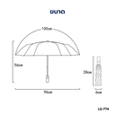 ร่มกันยูวี คละลาย กว้าง 98cm