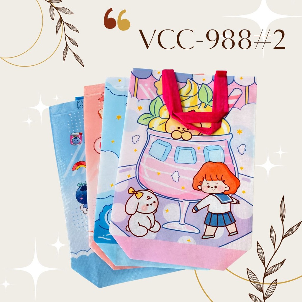 ถุง PVC คละลาย size L ( 30 x 37 x 10 cm.)