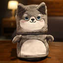 ผ้าห่มลายน้องสัตว์น่ารัก 90x80cm