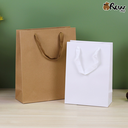 ถุงกระดาษเชือกแบน-ตั้ง #4 : 28x33x10 cm (แพค 25 ใบ) 