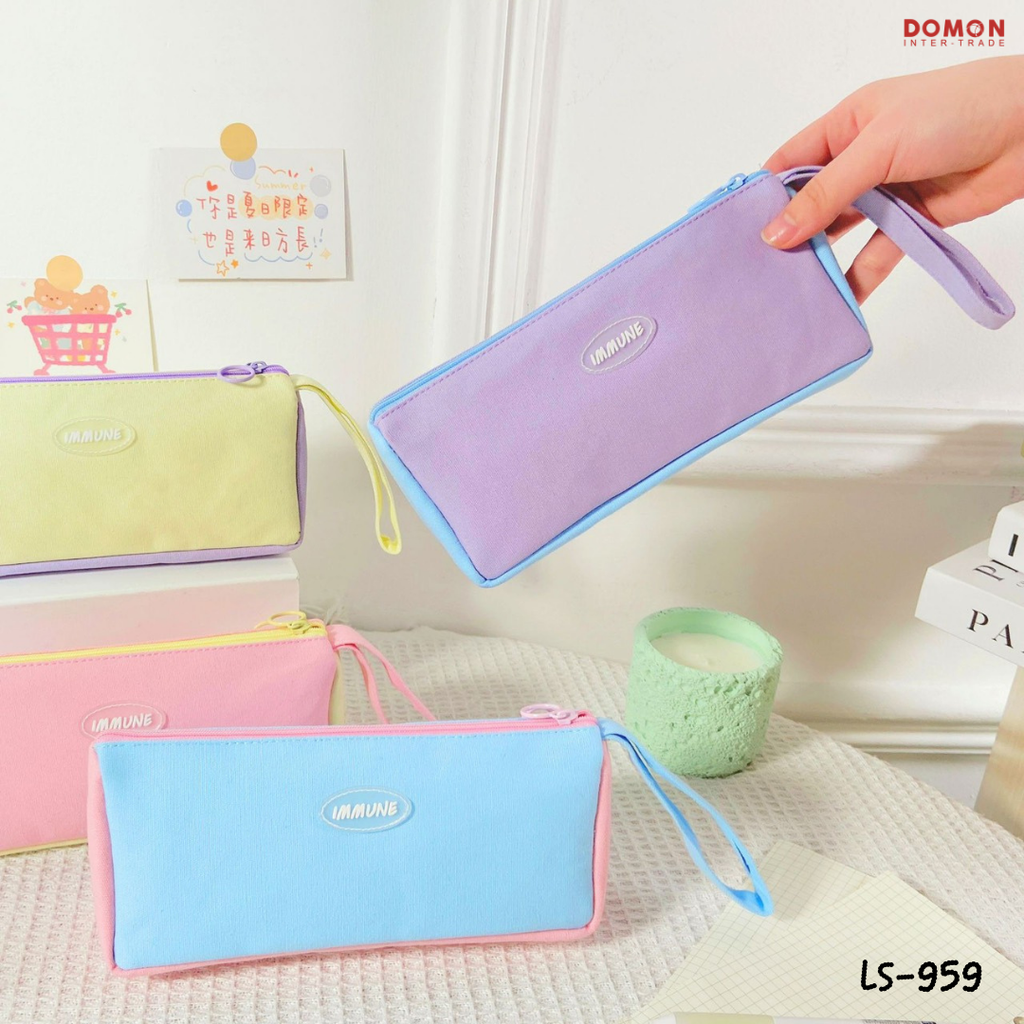 กระเป๋าดินสอสีหวาน 10x20 cm