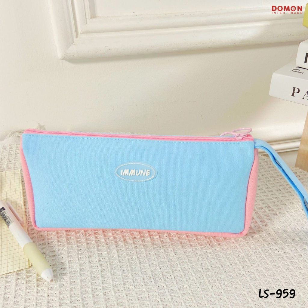 กระเป๋าดินสอสีหวาน 10x20 cm
