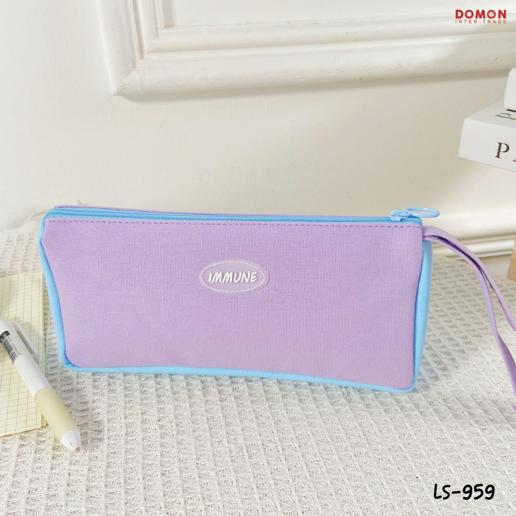 กระเป๋าดินสอสีหวาน 10x20 cm