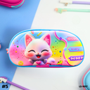 กล่องดินสอซิปรอบ ลายการ์ตูน 3D : 6x22x12 cm