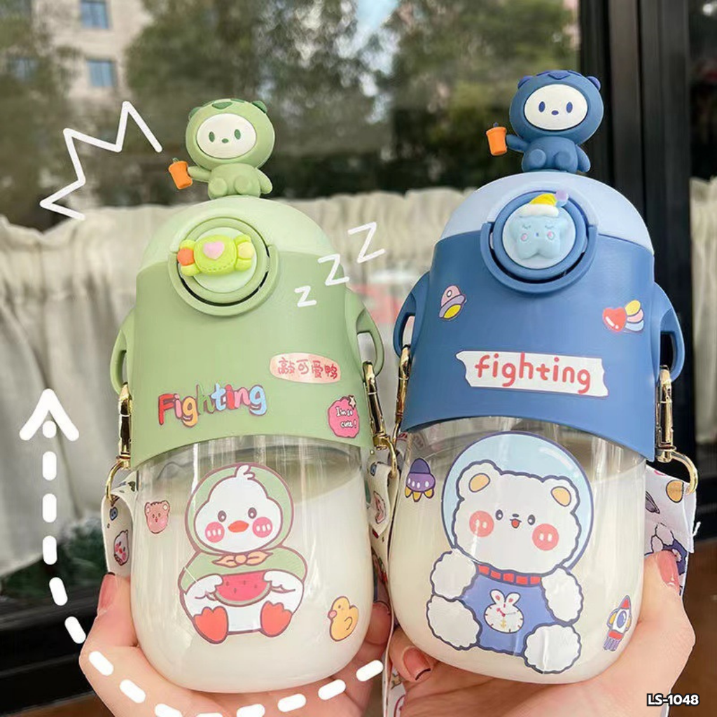 กระติกน้ำ ฝาตุ๊กตา 600 ml