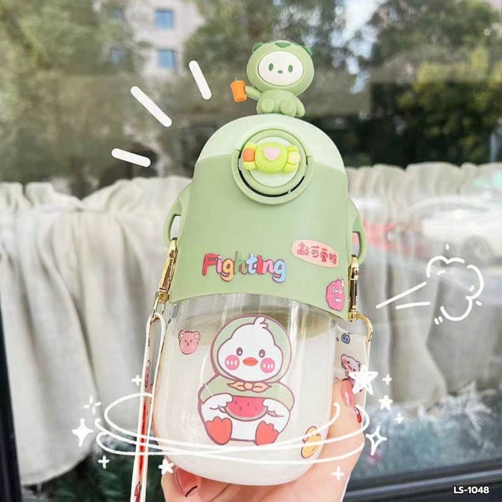 กระติกน้ำ ฝาตุ๊กตา 600 ml