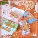 กบเหลาดินสอพร้อมยางลบ ลายคาปิบาร่า  24 PCS