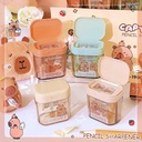 กบเหลาดินสอ 2 ช่อง ลายคาปิบาร่า  36 PCS