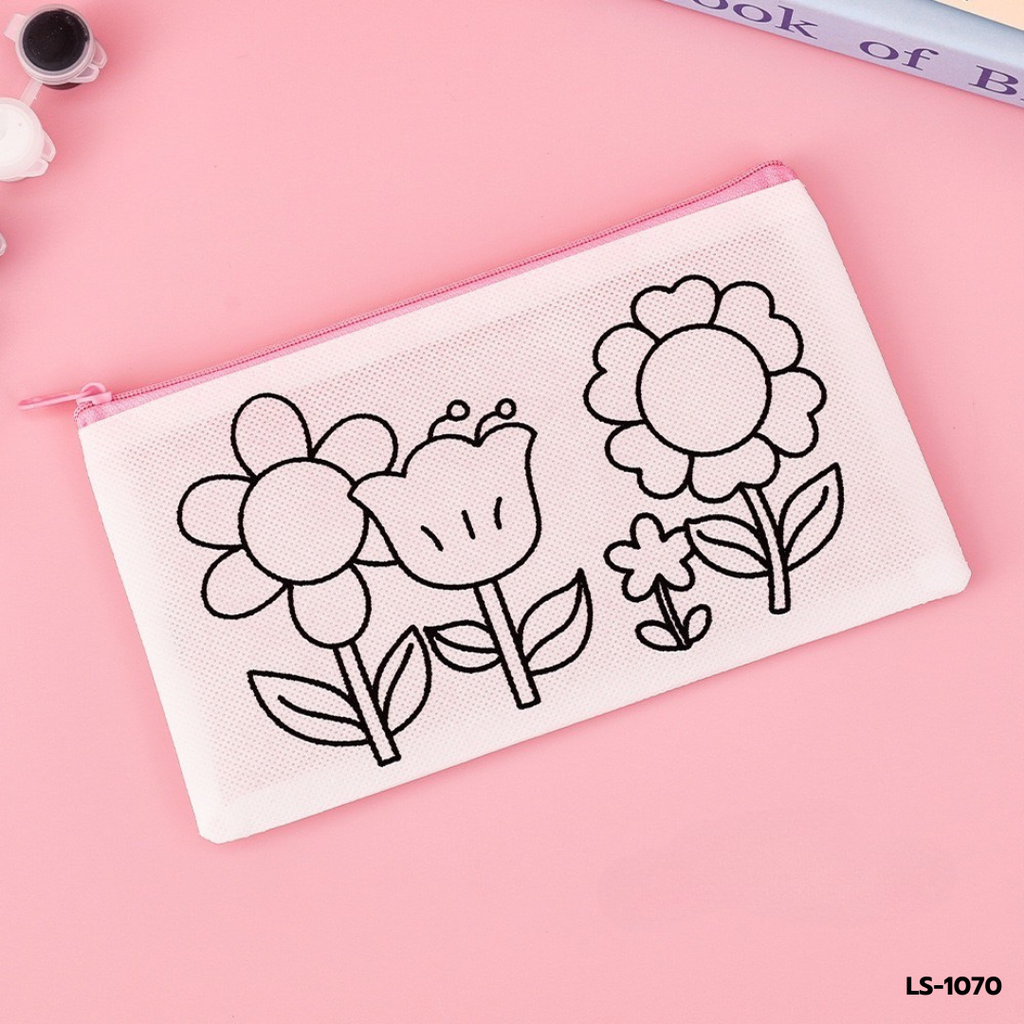 กระเป๋าดินสอ ระบายสี DIY  :  21x12  cm
