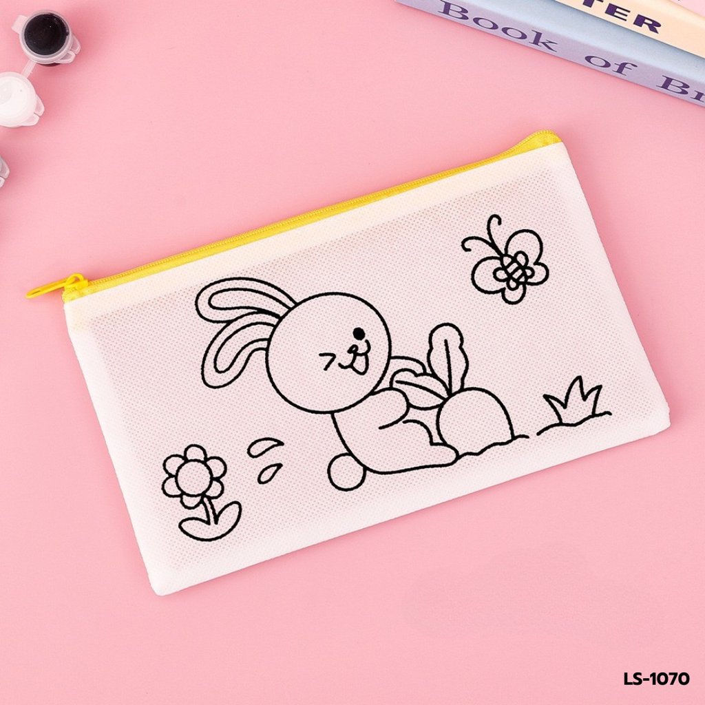 กระเป๋าดินสอ ระบายสี DIY  :  21x12  cm