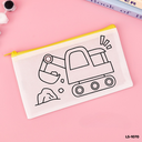 กระเป๋าดินสอ ระบายสี DIY  :  21x12  cm