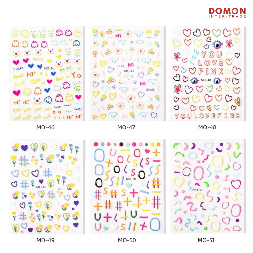 สติกเกอร์ใสแบบนูน