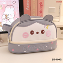 กระเป๋าดินสอน้องสัตว์มีหู : 8x20x12 cm