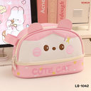 กระเป๋าดินสอน้องสัตว์มีหู : 8x20x12 cm