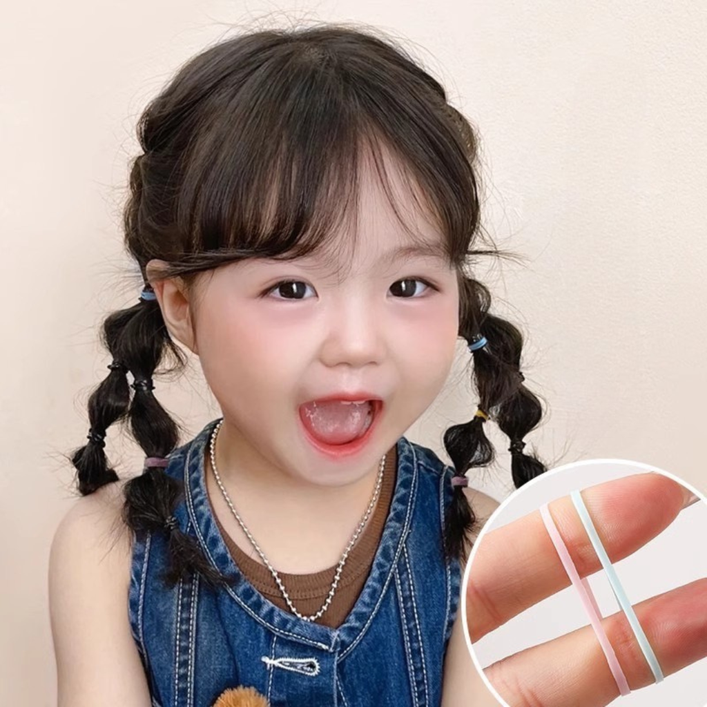ยางมัดผมแบบถุงซิปน่ารัก 
