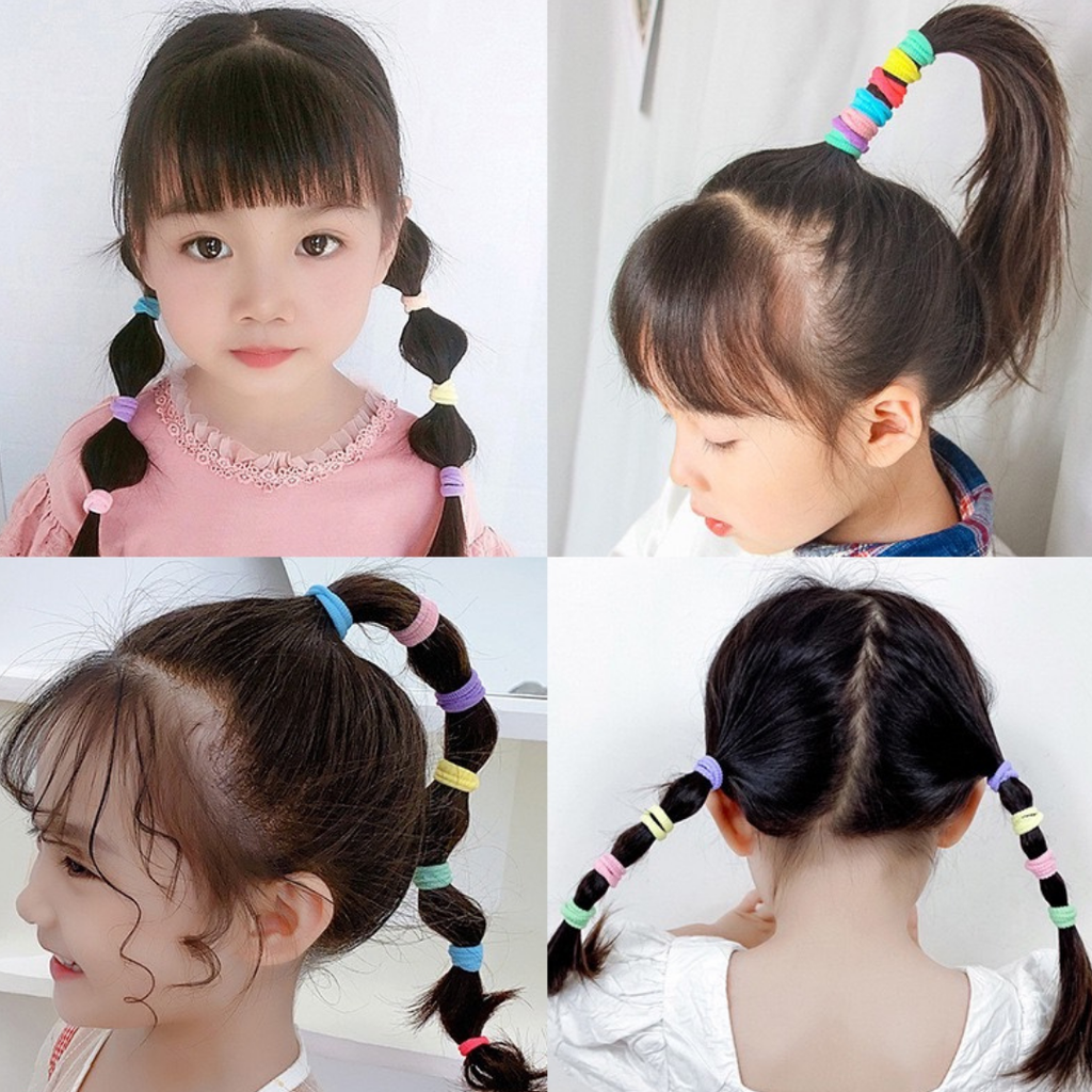ยางมัดผมแบบถุงซิปน่ารัก 