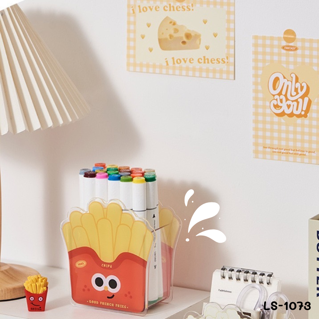 กล่องใส่ของอเนกประสงค์ ลาย Fast food : 10x12 cm
