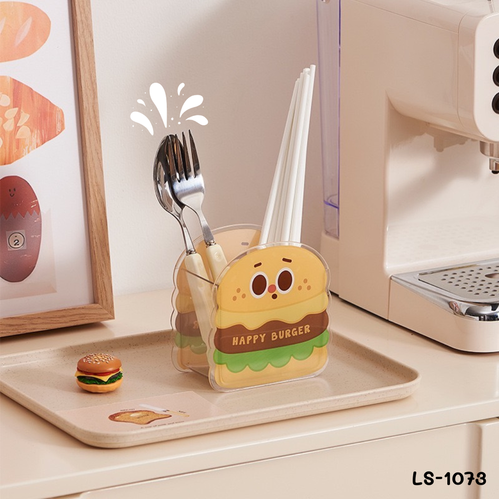กล่องใส่ของอเนกประสงค์ ลาย Fast food : 10x12 cm