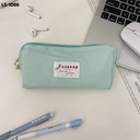 กระเป๋าดินสอผ้าร่มสีพื้น : 20x10 cm