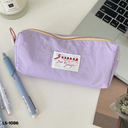 กระเป๋าดินสอผ้าร่มสีพื้น : 20x10 cm