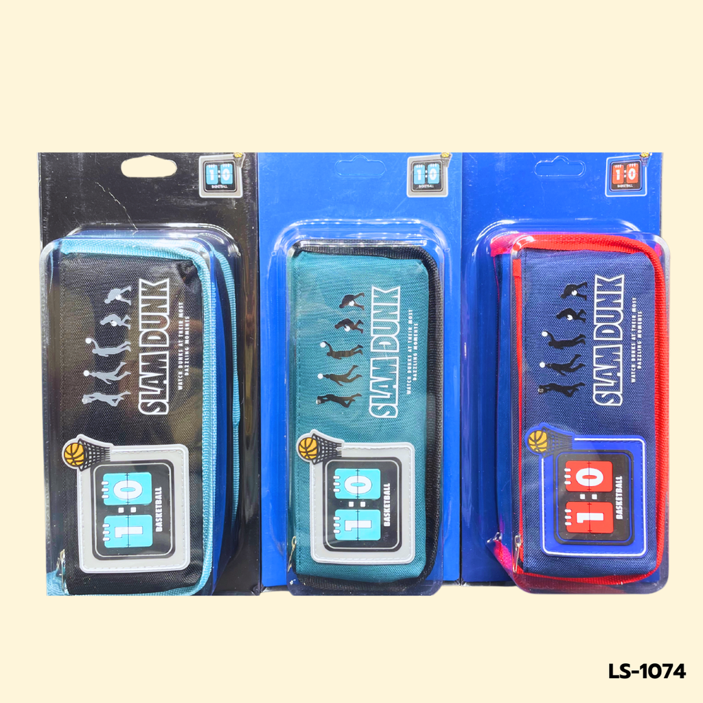 กระเป๋าดินสอผ้า 2 ช่อง : 20x10 cm