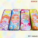 กล่องดินสอเหล็ก 2 ชั้น คละลาย