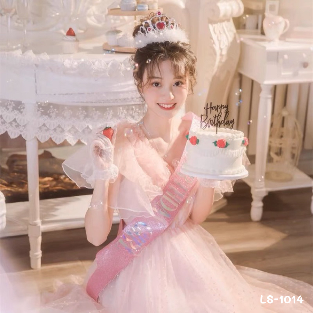 สายสะพายวันเกิด Happy Birthday