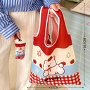 กระเป๋าผ้าร่มพิมพ์ลาย พร้อมถุงเก็บ  : 38x37 cm