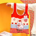 กระเป๋าผ้าร่มพิมพ์ลาย พร้อมถุงเก็บ  : 38x37 cm