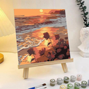 เชตระบายสีตามตัวเลข พร้อมฉากตั้งรูป : 20x20 cm