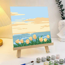 เชตระบายสีตามตัวเลข พร้อมฉากตั้งรูป : 20x20 cm