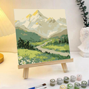 เชตระบายสีตามตัวเลข พร้อมฉากตั้งรูป : 20x20 cm