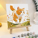 เชตระบายสีตามตัวเลข พร้อมฉากตั้งรูป : 20x20 cm