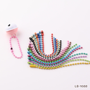 โซ่ไข่ปลาคละสี : 10 cm (1x10)