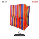 กระสอบไนล่อน (หนา 2ชั้น) : XL = 60x73x38 cm 