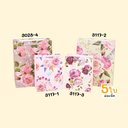 ถุงกระดาษของขวัญ Flower collection : L : 10x12x4 นิ้ว (แพ็ค 5 ใบ)