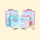 ถุงกระดาษของขวัญ Flower collection : L : 10x12x4 นิ้ว (แพ็ค 5 ใบ)