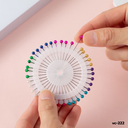 เข็มหมุด แผง 40 ตัว คละสี (1x36แผง)