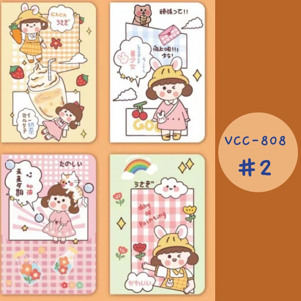สมุดโน๊ตปกแข็ง 206x143mm (32แผ่น) A5 คละลาย