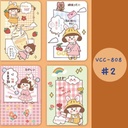 สมุดโน๊ตปกแข็ง 206x143mm (32แผ่น) A5 คละลาย