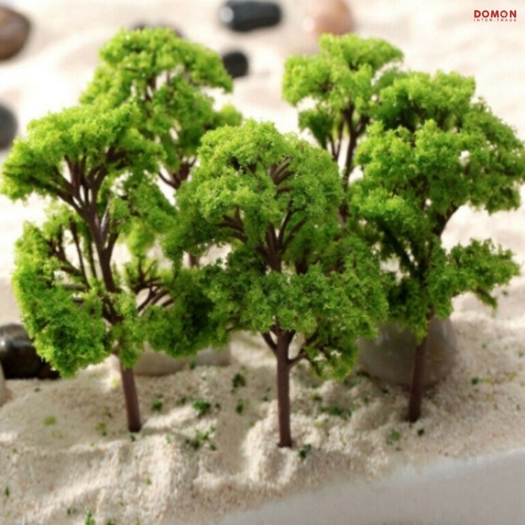 โมเดลต้นไม้ปลอม สําหรับตกแต่งสวน สถาปัตยกรรม 6.5 cm (1*2)