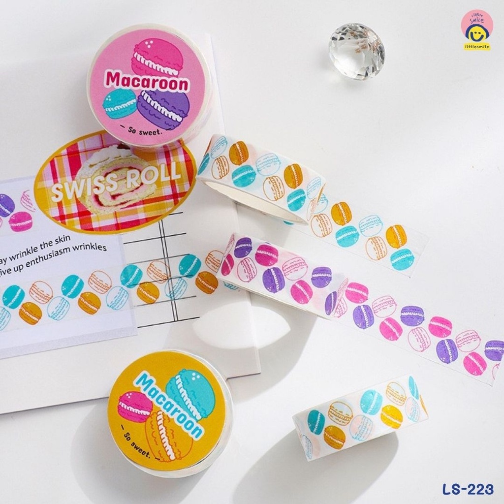เทปวาชิตกแต่งสมุด รุ่น Melted Cheese (1.5cm*3m)