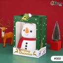 ถุงกระดาษหน้าต่าง Christmas 14x18x8 cm