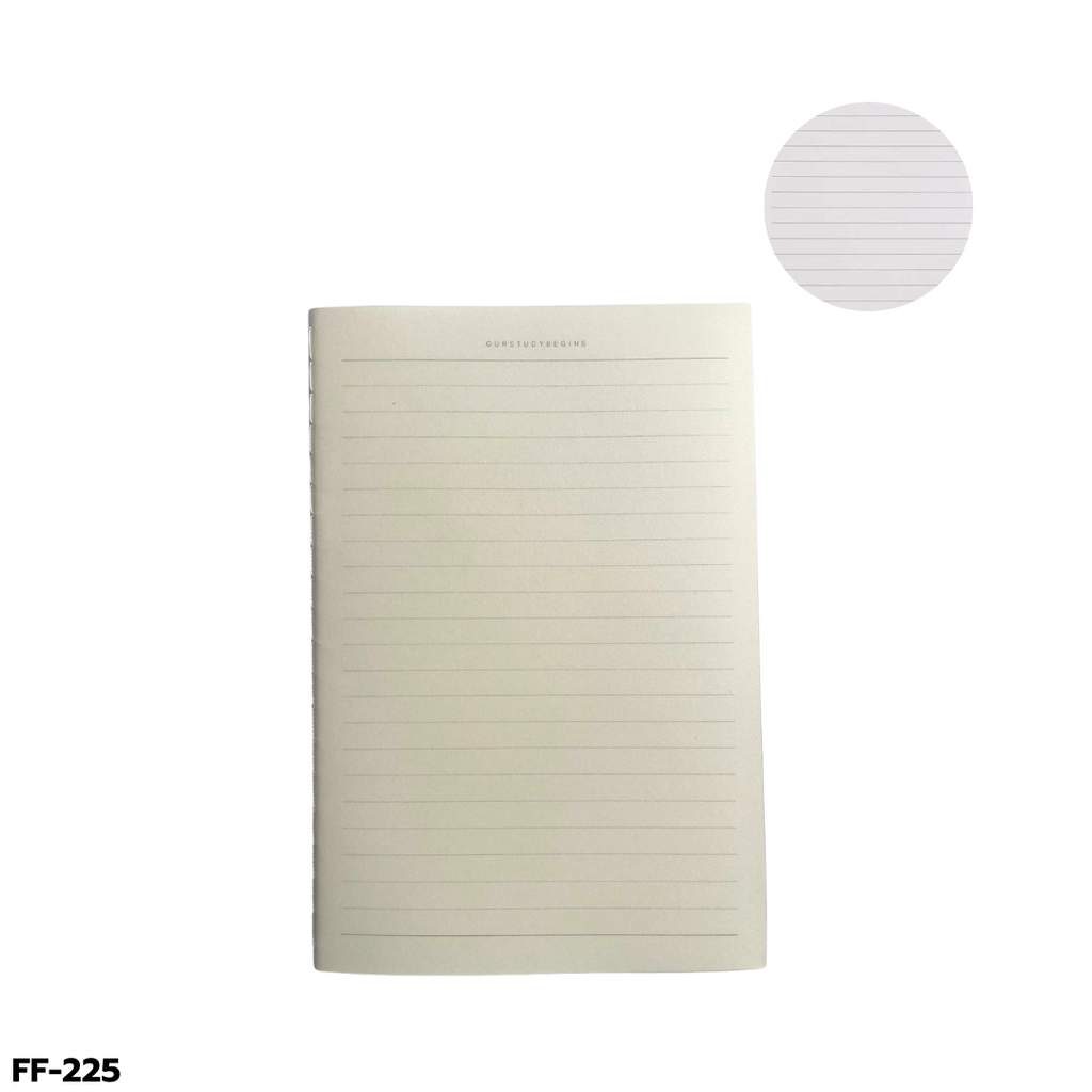สมุดโน๊ต ปกใส มีเส้น A5 (36 แผ่น)