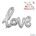 ลูกโป่งฟอยล์ รูปตัวอักษร LOVE