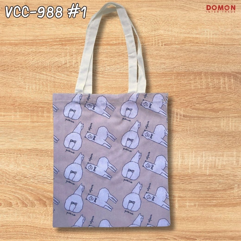 กระเป๋าผ้า 34 x 38 cm. หูหิ้ว 23 cm