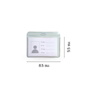 ซองใส่นามบัตร กันน้ำ แนวนอน 8.5x5.5cm
