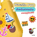 พลาสติก PVC สำหรับตกแต่ง  ลายฤดูร้อน 3