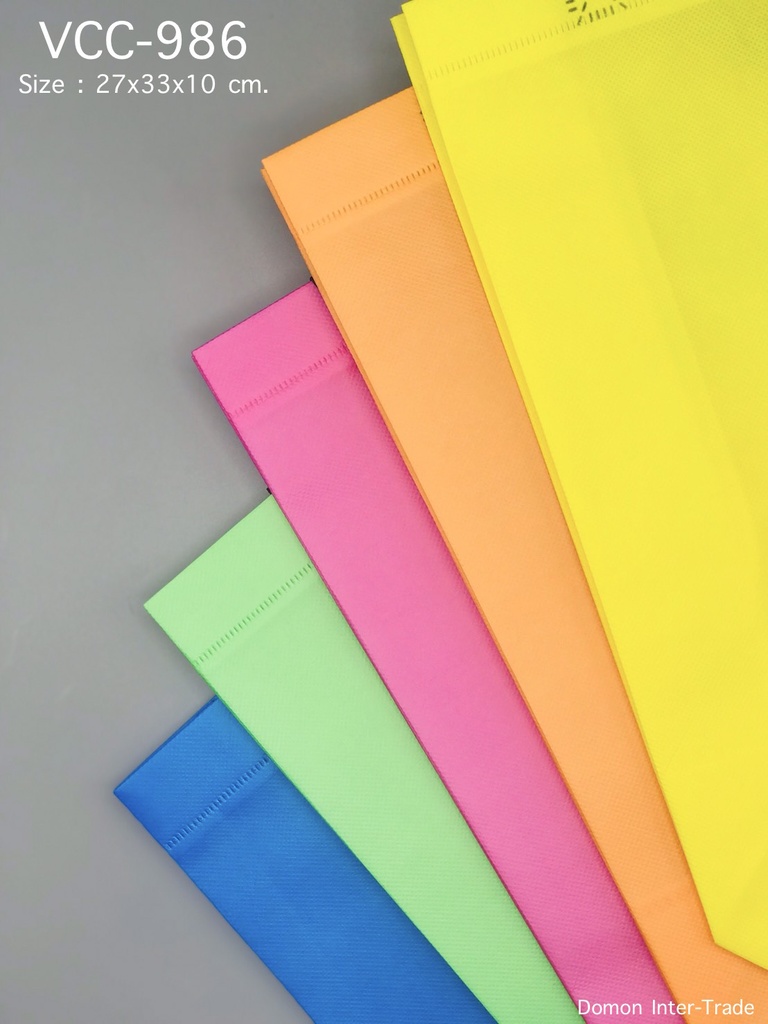 ถุง PVC   27 x 33 x 10 cm.